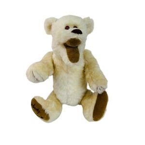 Bearly There Company "Happy" Teddy Bear Right Foot Signed Linda Spiegel Vintage‎